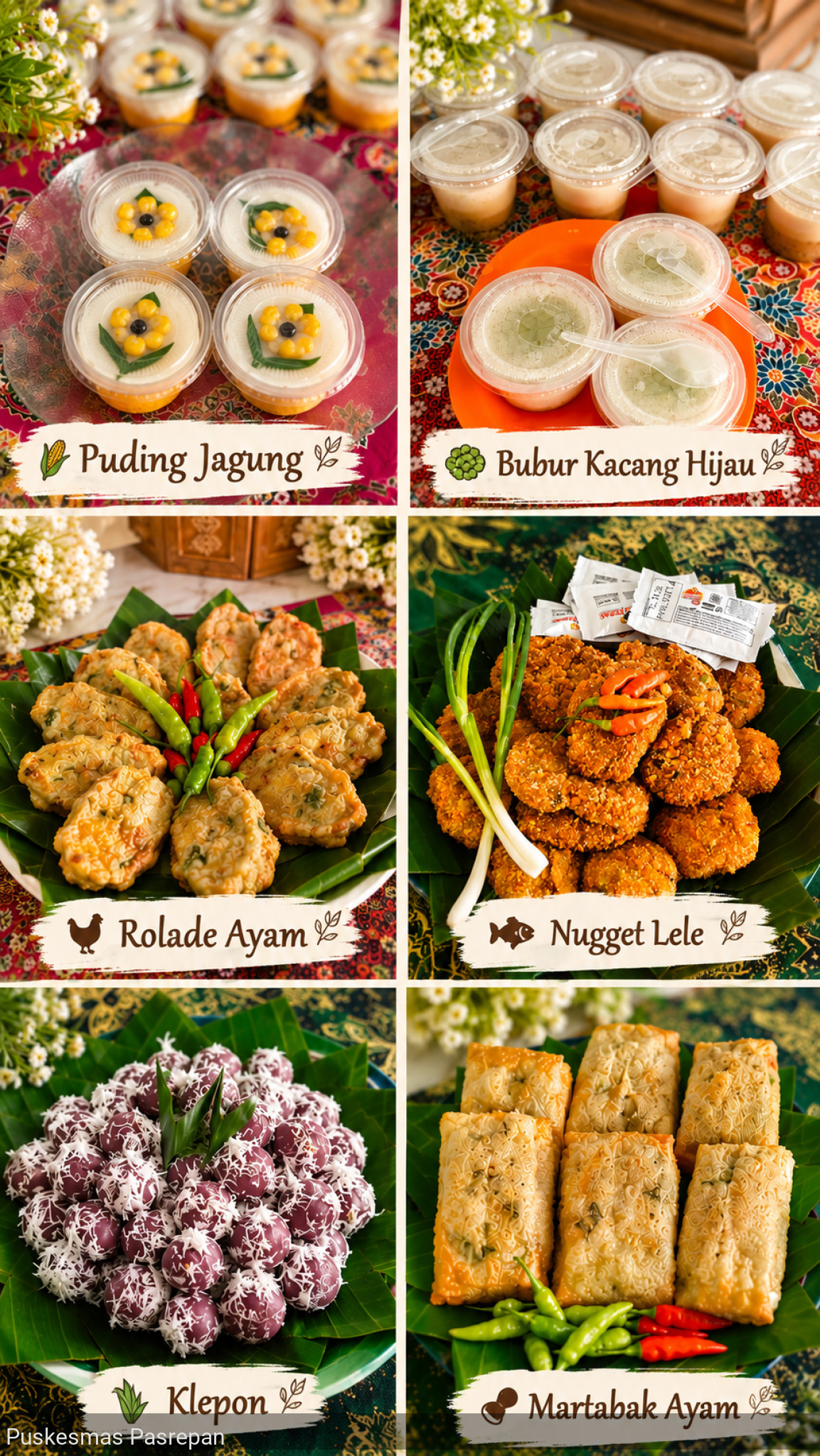Keluarga Sadar Gizi, Generasi Sehat! Puskesmas Pasrepan Bersama Pemerintah Desa Rejosalam Gelar Pelatihan Pemberian Makanan Tambahan (PMT)