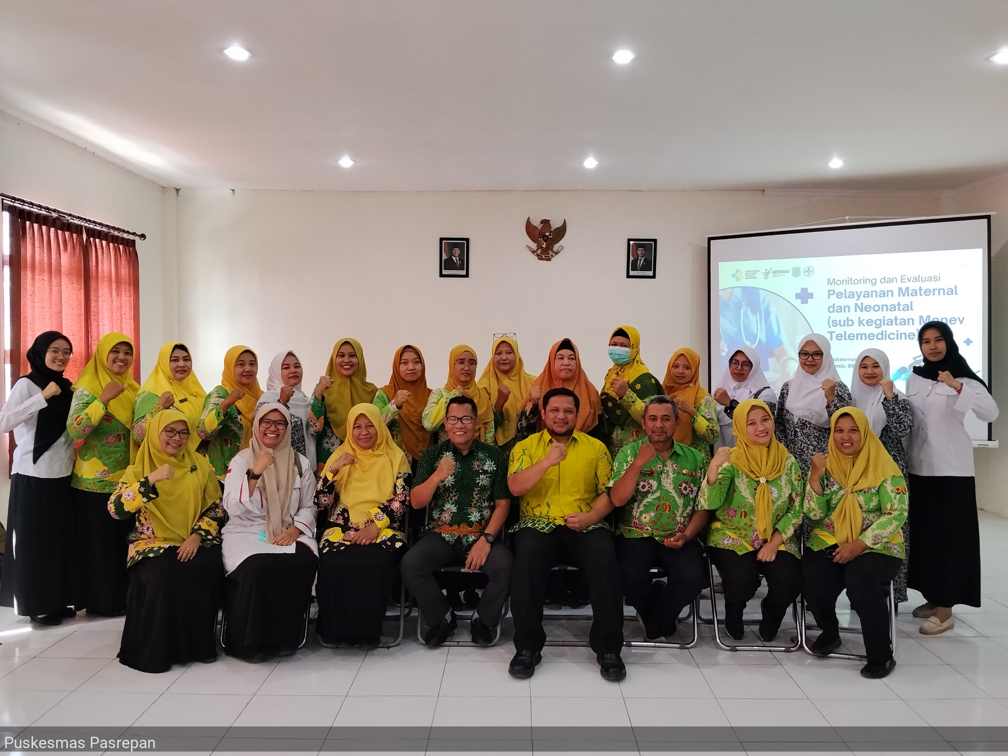 Tingkatkan Mutu Pelayanan Ibu dan Bayi, Puskesmas Pasrepan Gelar Monitoring dan Evaluasi Pelayanan Maternal dan Neonatal
